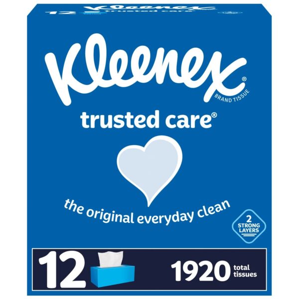 Kleenex Trusted Care 2-ply Facial Tissues