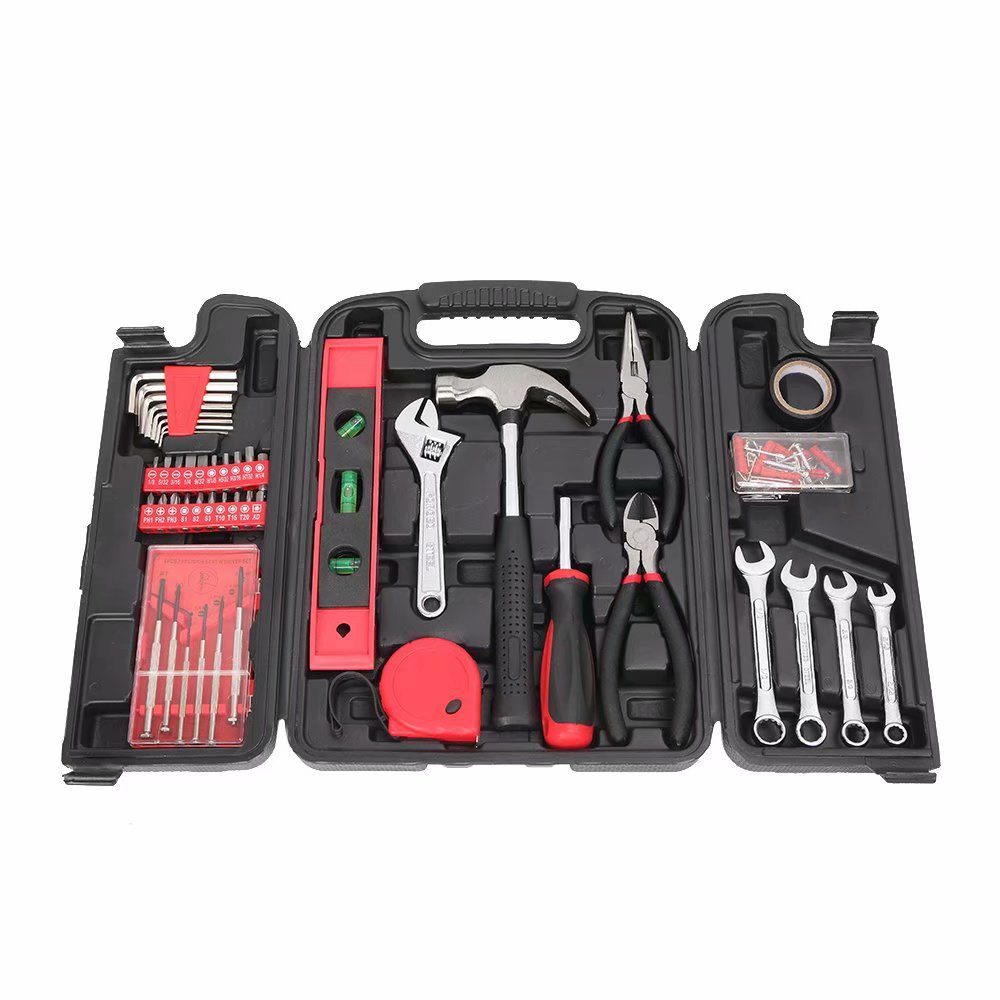 Tcbosik 136Pcs Hardware Tool Set Red