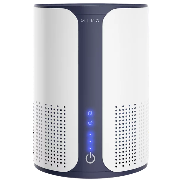 Miko Home Air Purifier with Multiple Speeds Timer True HEPA Filter to Safely Remove Dust, Pollen, Allergens, Odor – 400 Sqft Coverage