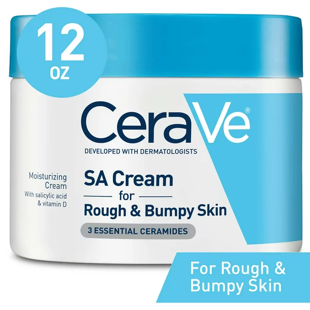 CeraVe Renewing SA Body Cream For Rough And Bumpy Skin, 12 Oz.