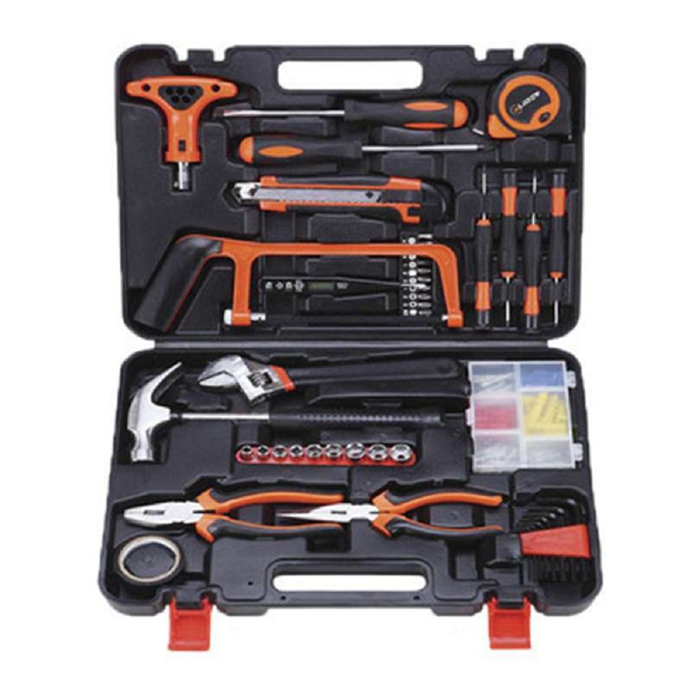 [Big Clear!]82 Sets Of Multifunctional Hardware Toolbox,Electrician And Woodworking Repair Manual Tool Set,Hardware Kits, Repair Tools